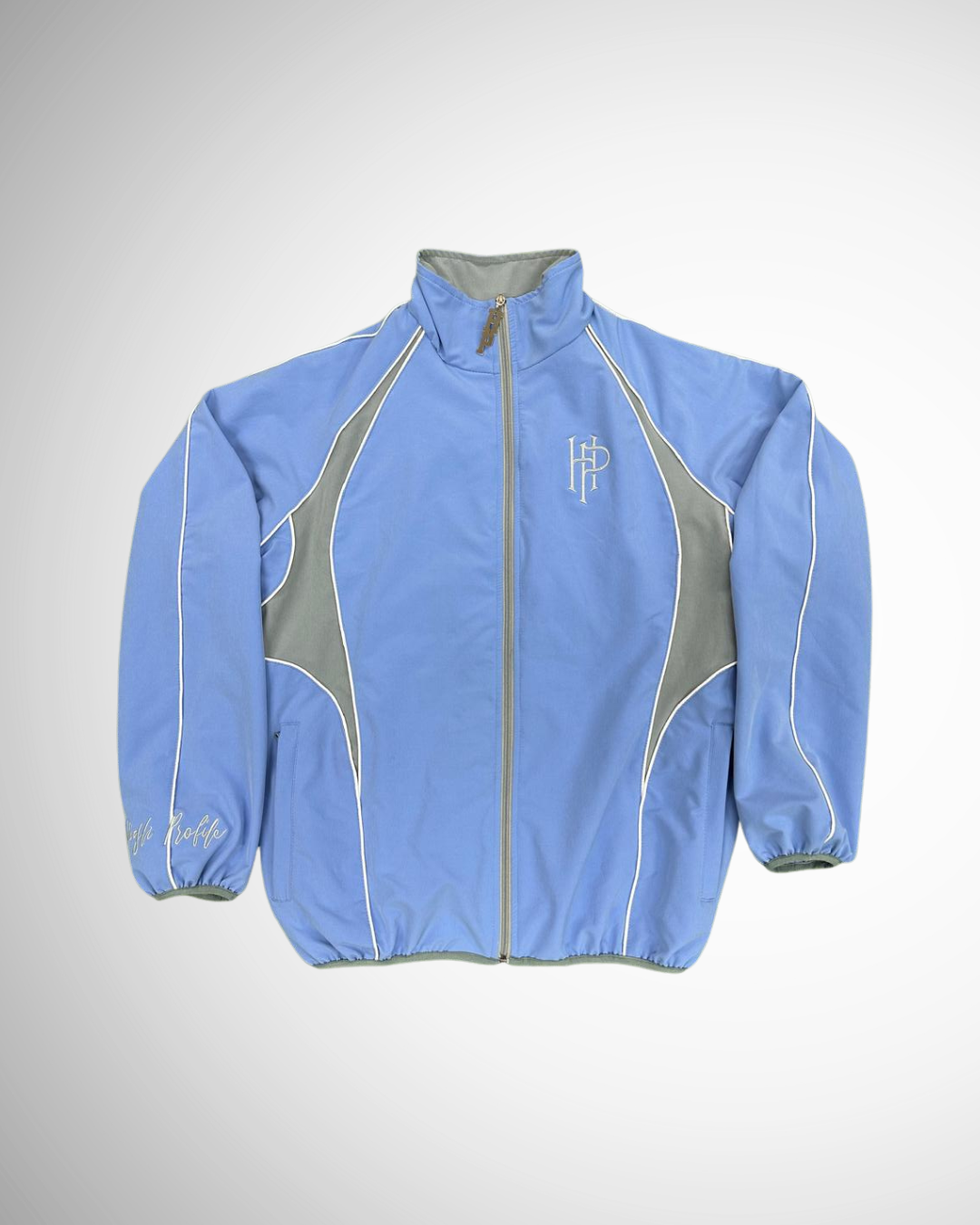 Signature Tracksuit Jacket (Blue/Grey)