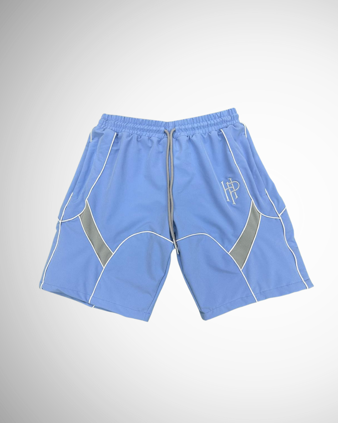 Signature Tracksuit Shorts (Blue/Grey)