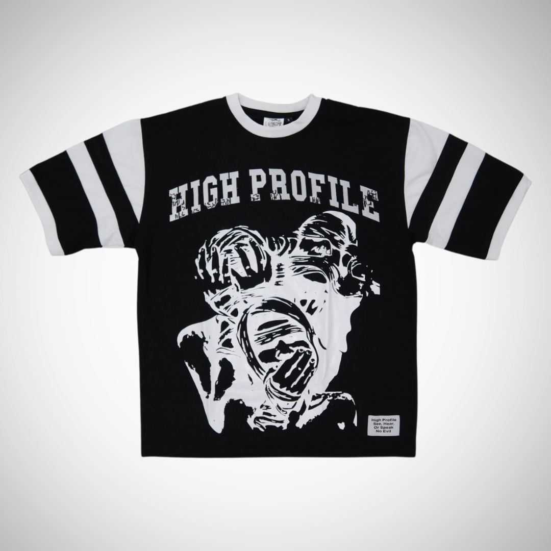 See No Evil Shirt — black/white