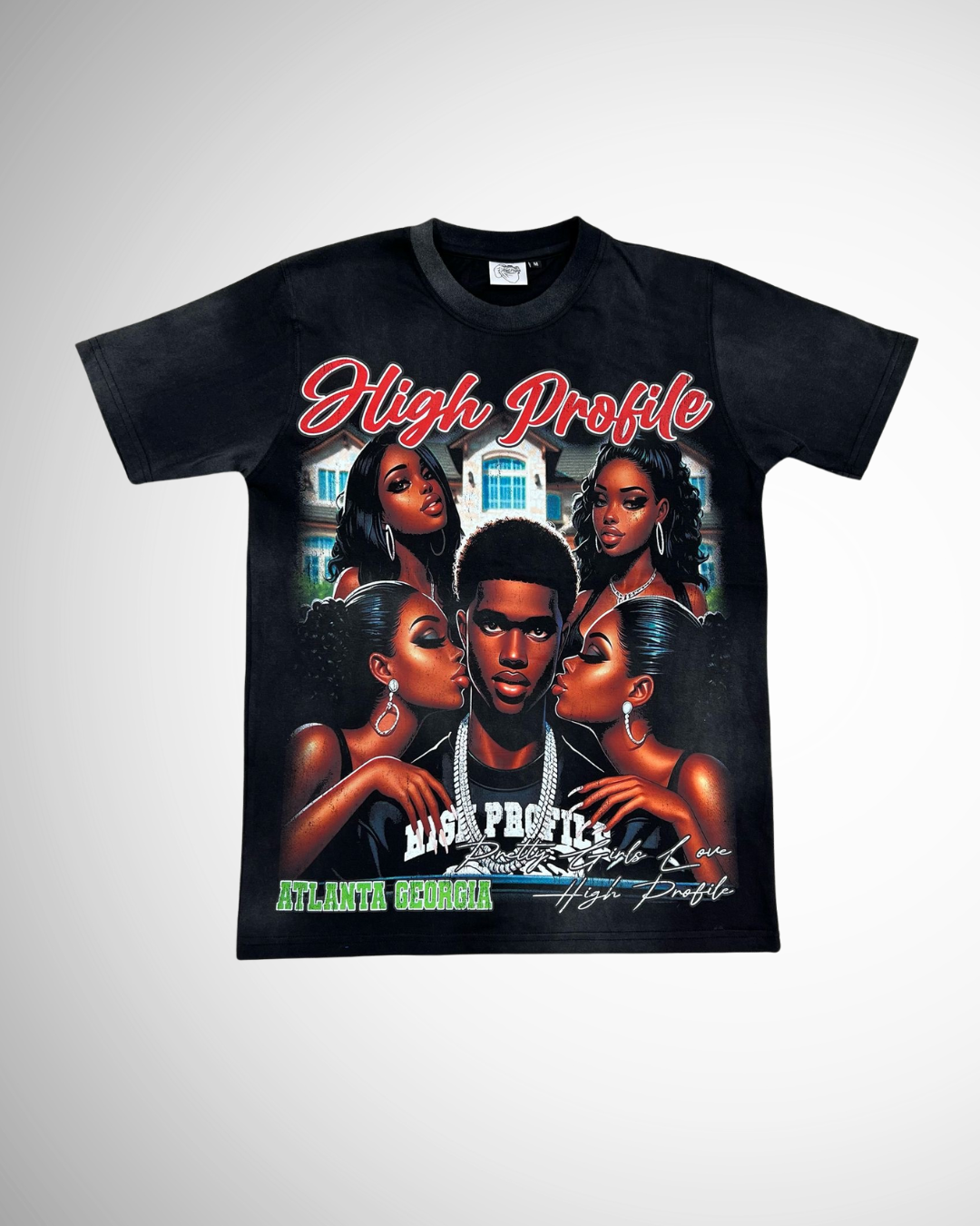 Pretty Girls Love High Profile Tee – (Black – Atlanta Edition)