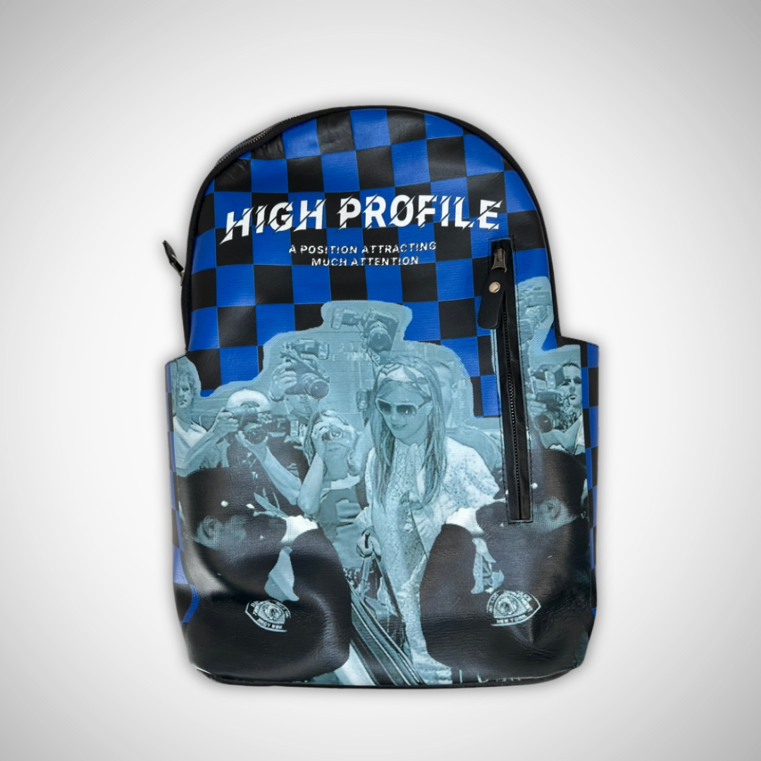 High Profile Checkered Backpack
