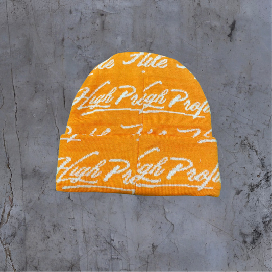 Signature Beanie — Orange