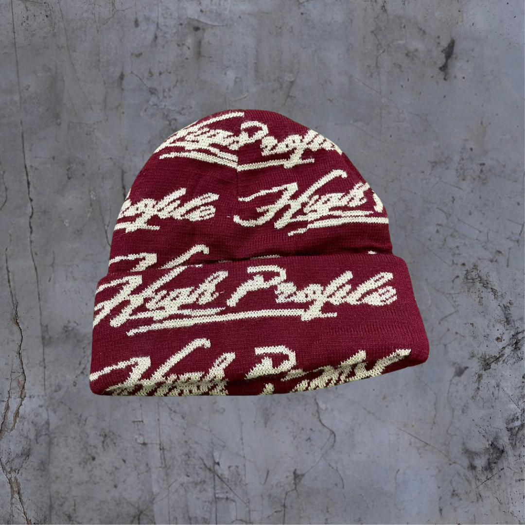 Signature Beanie - Burgundy