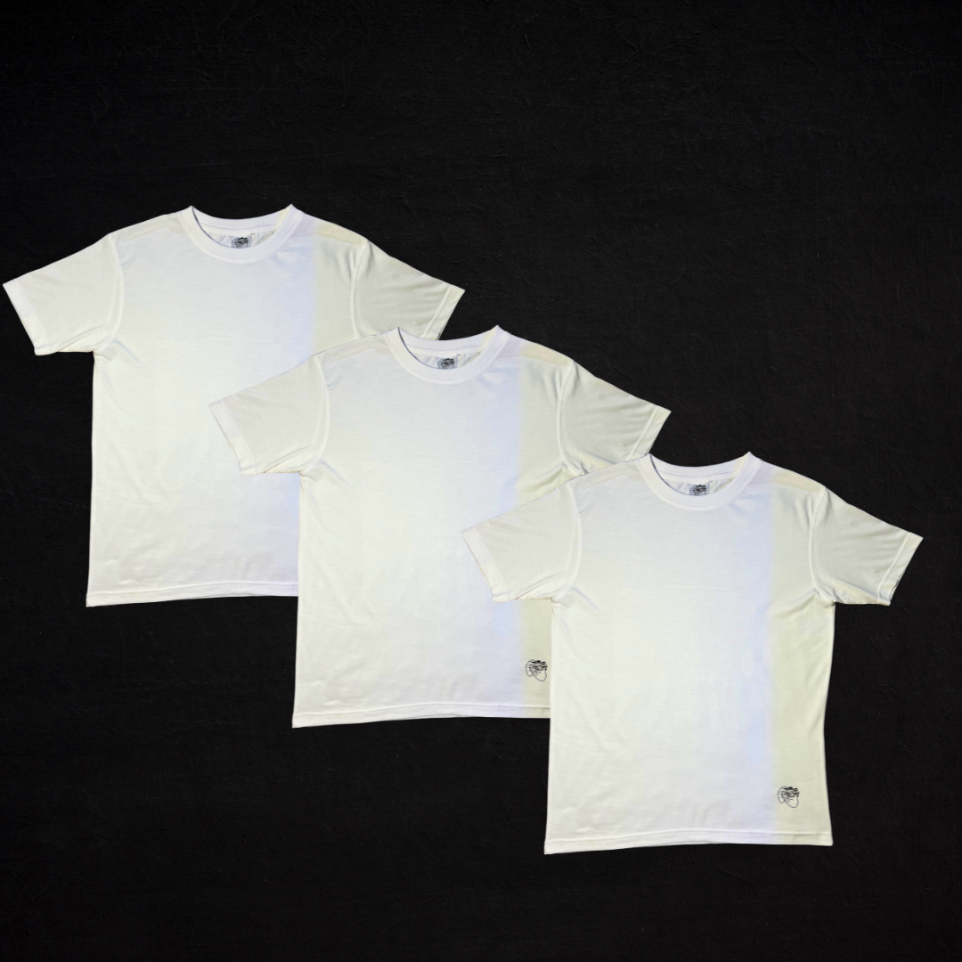 Premium White Tee — 3 PACK