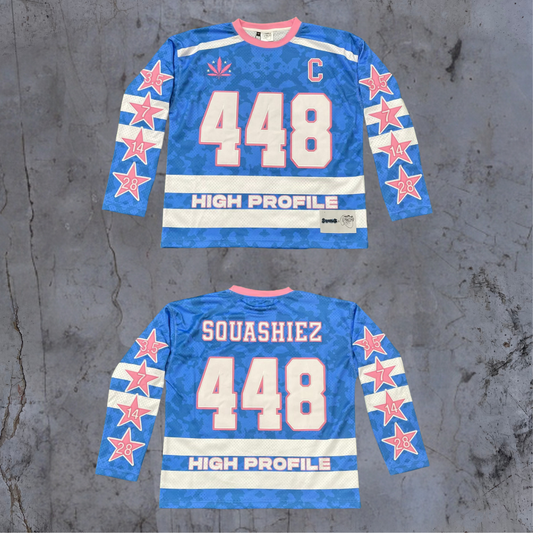 448 Hockey Jersey - "Cotton Candy Overload"