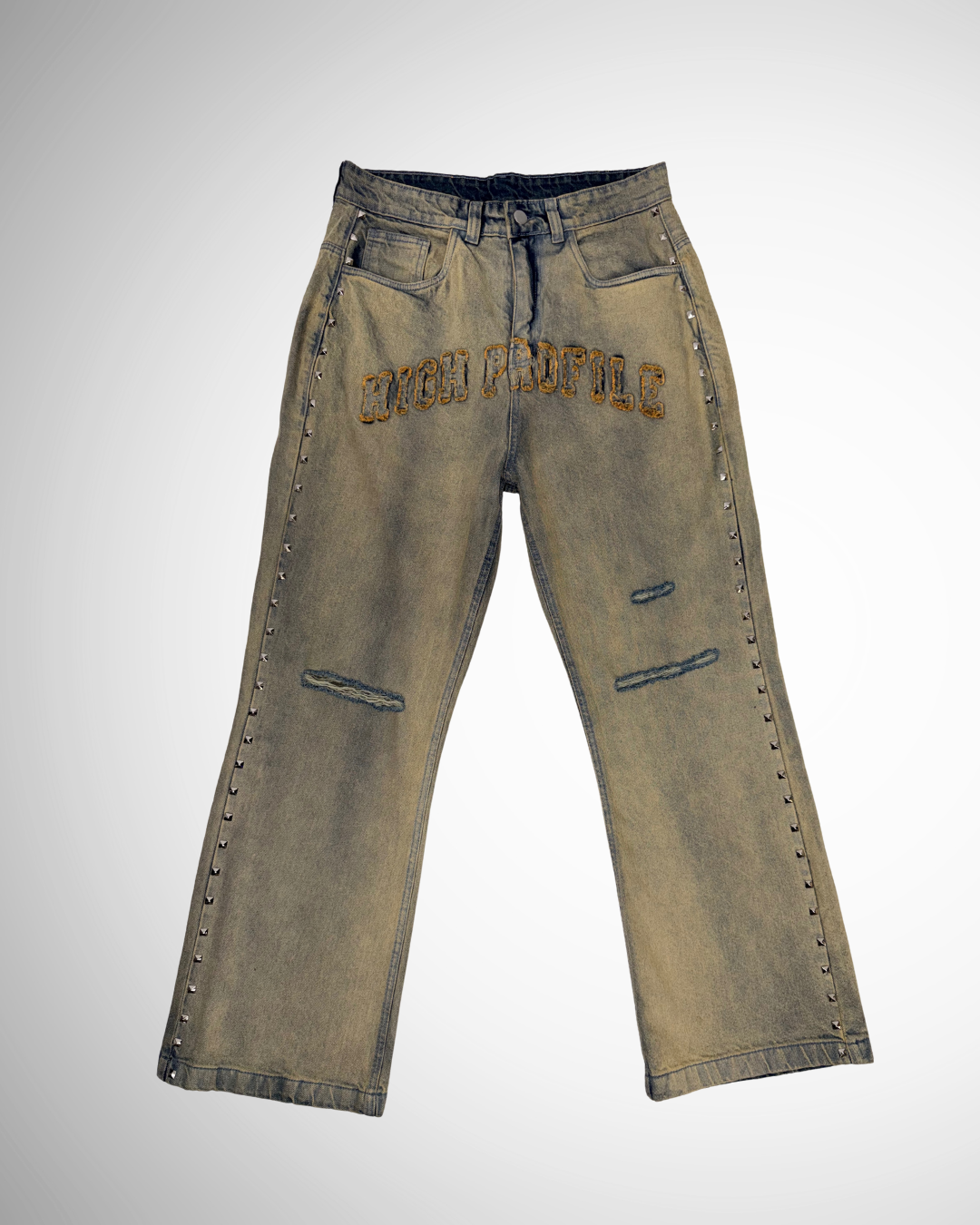 Vintage Wash Flare Denim