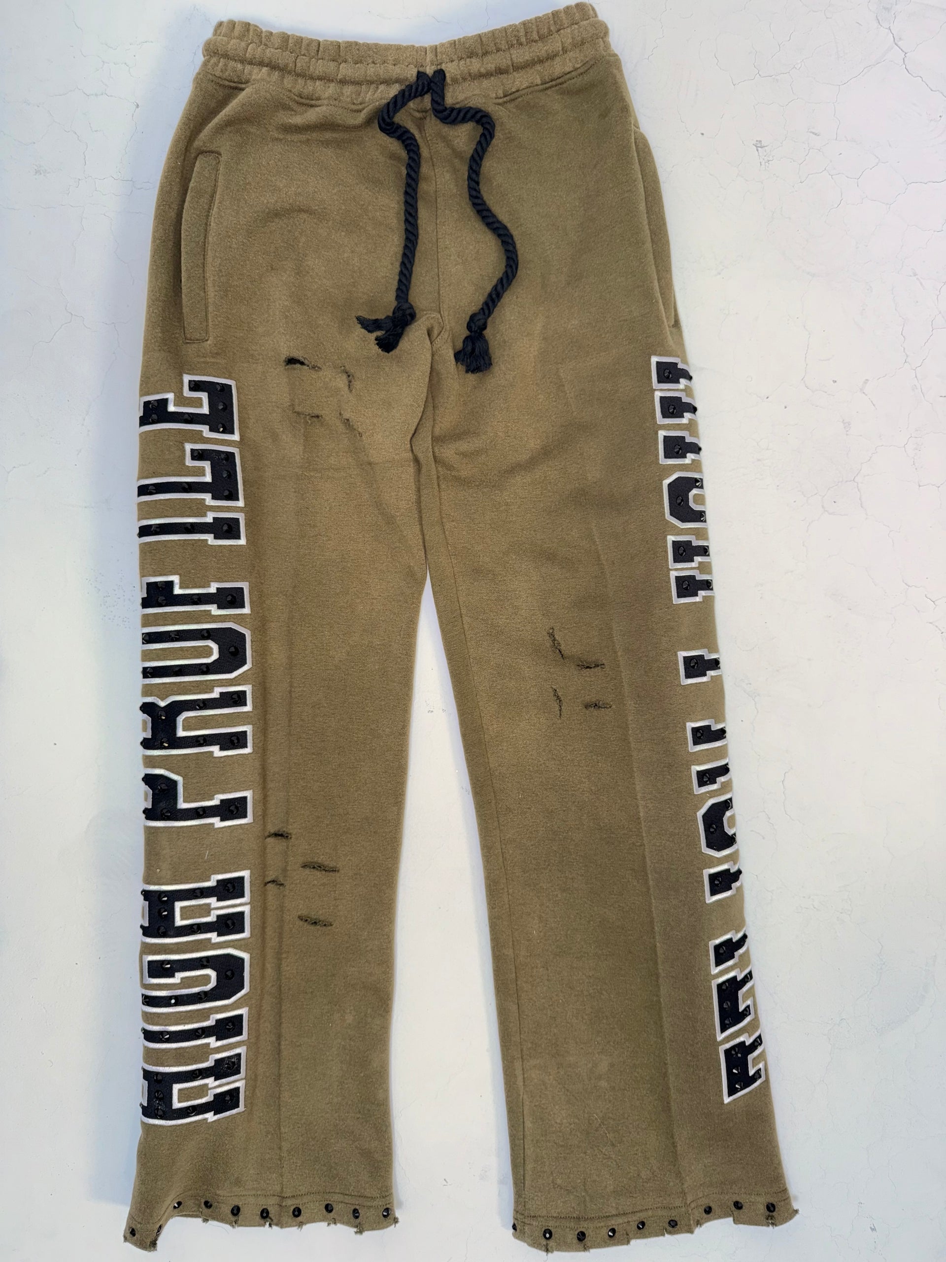 Help The Bear Oversized Joggers — Olive