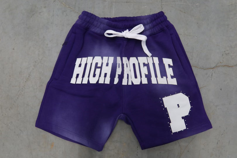 "Playas Club" P Rhinestone Shorts