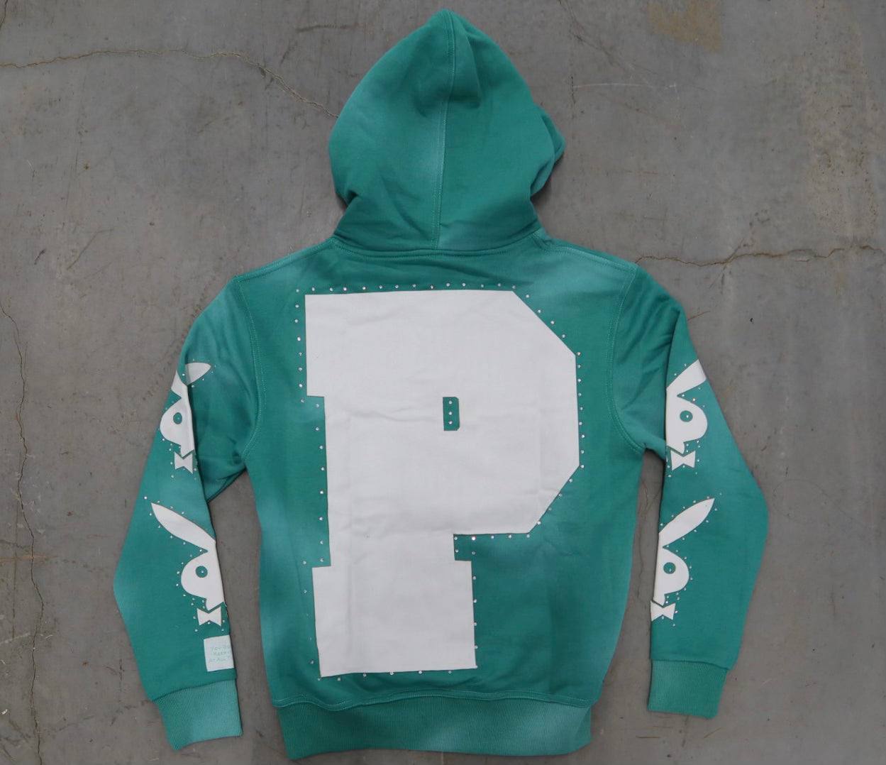 "Playas Club" Full Zip-Up Hoodie