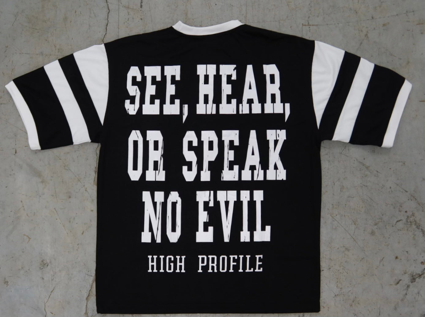 See No Evil Shirt — black/white