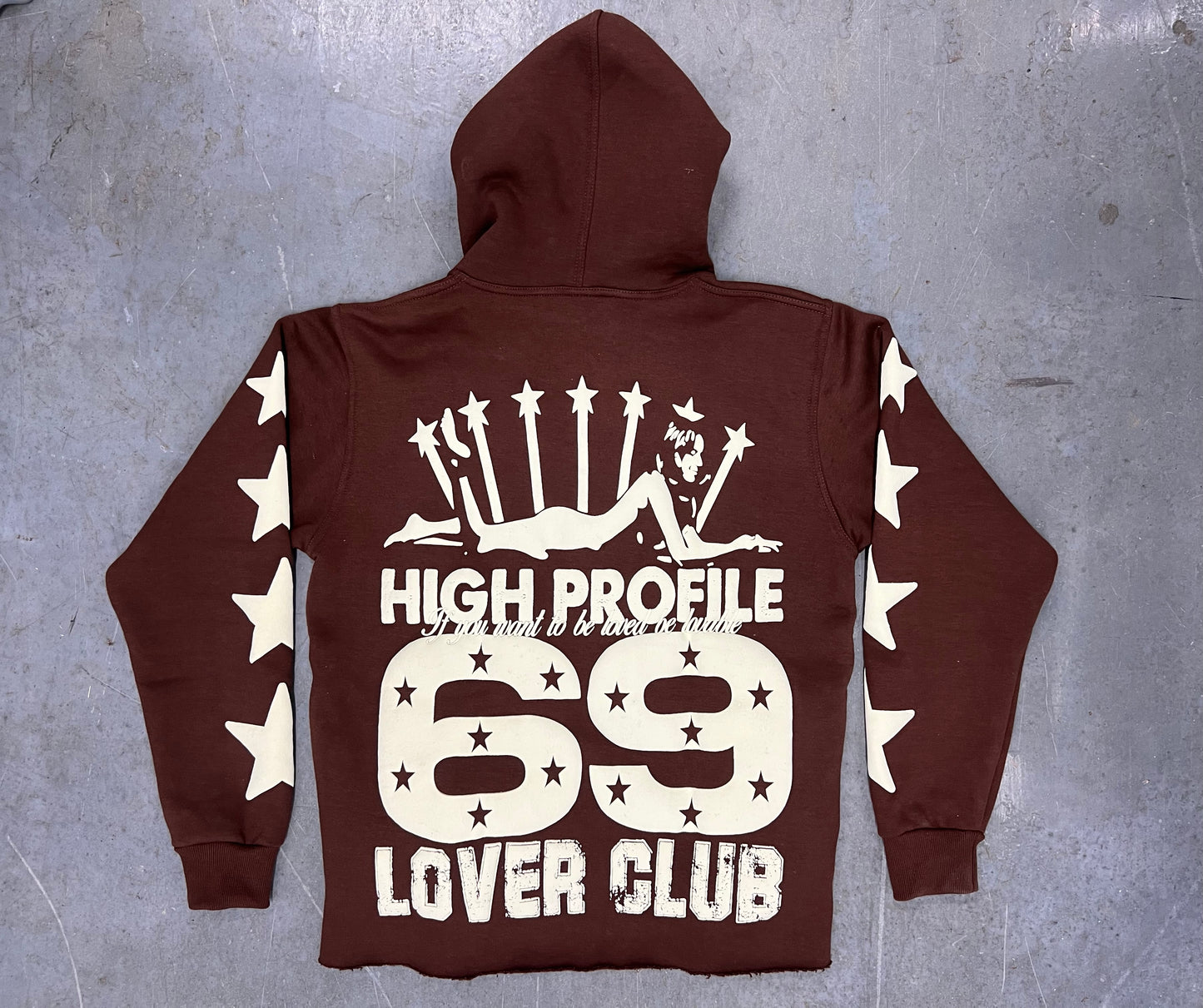 Lover Club Hoodie (brown | cream)