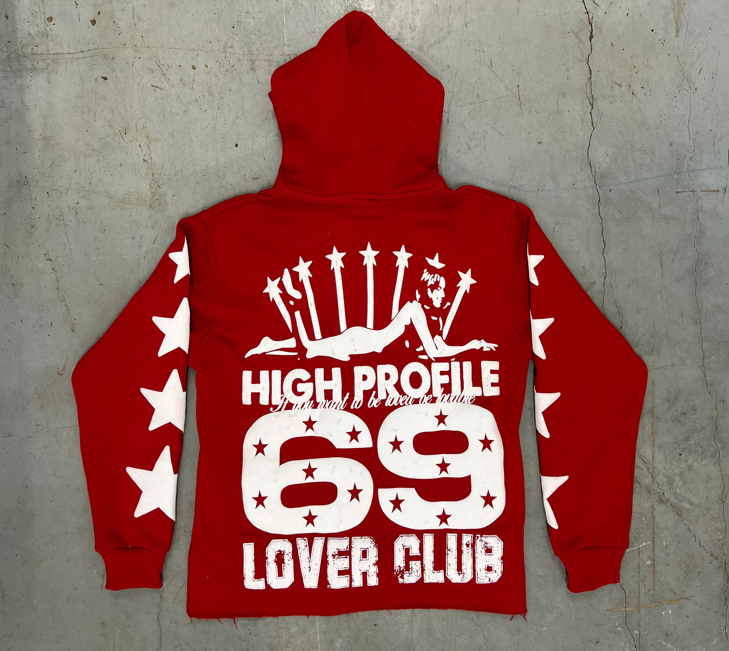 Lover Club Hoodie (red | white)