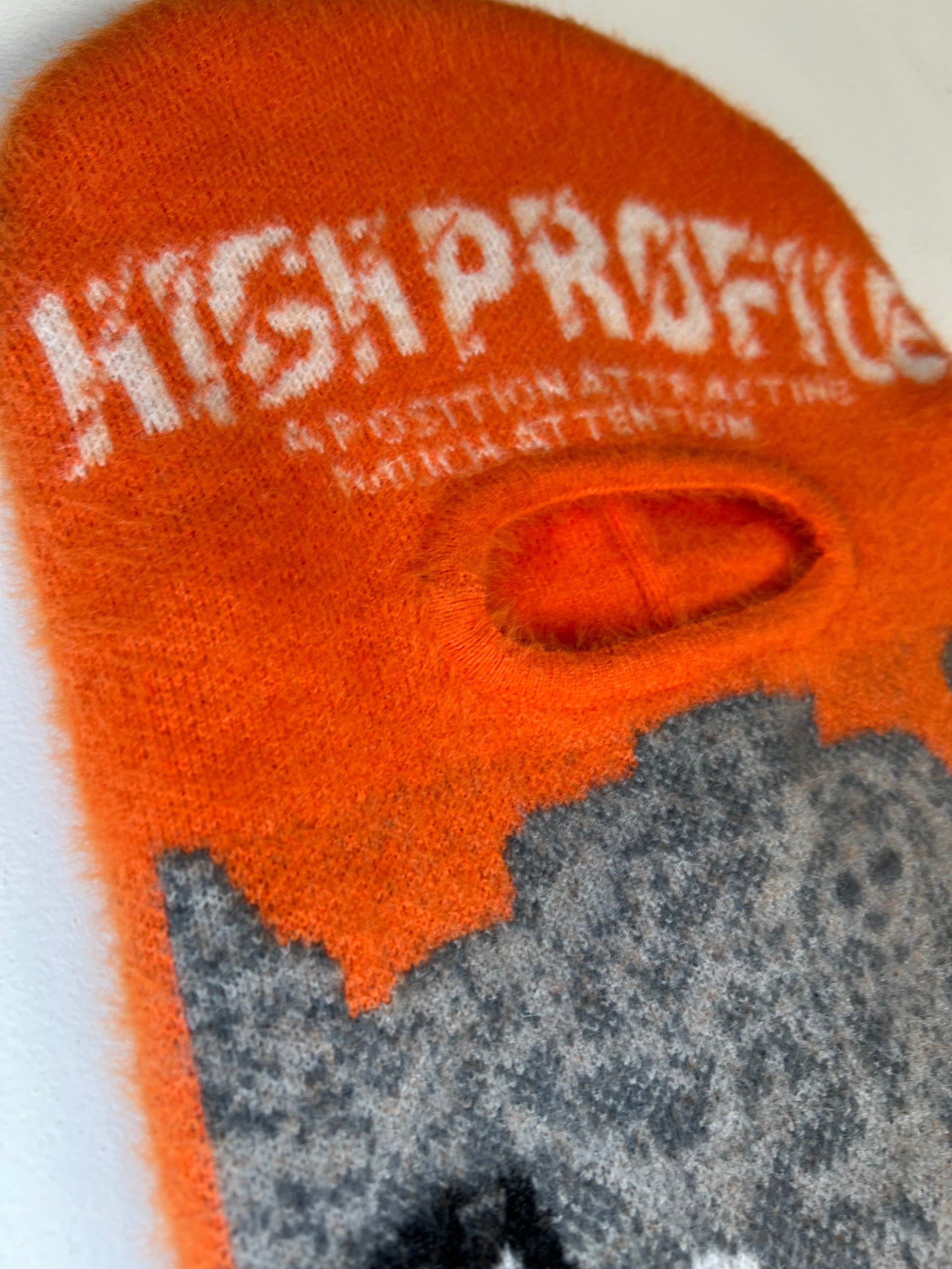High Profile Mohair Knitted Ski Mask
