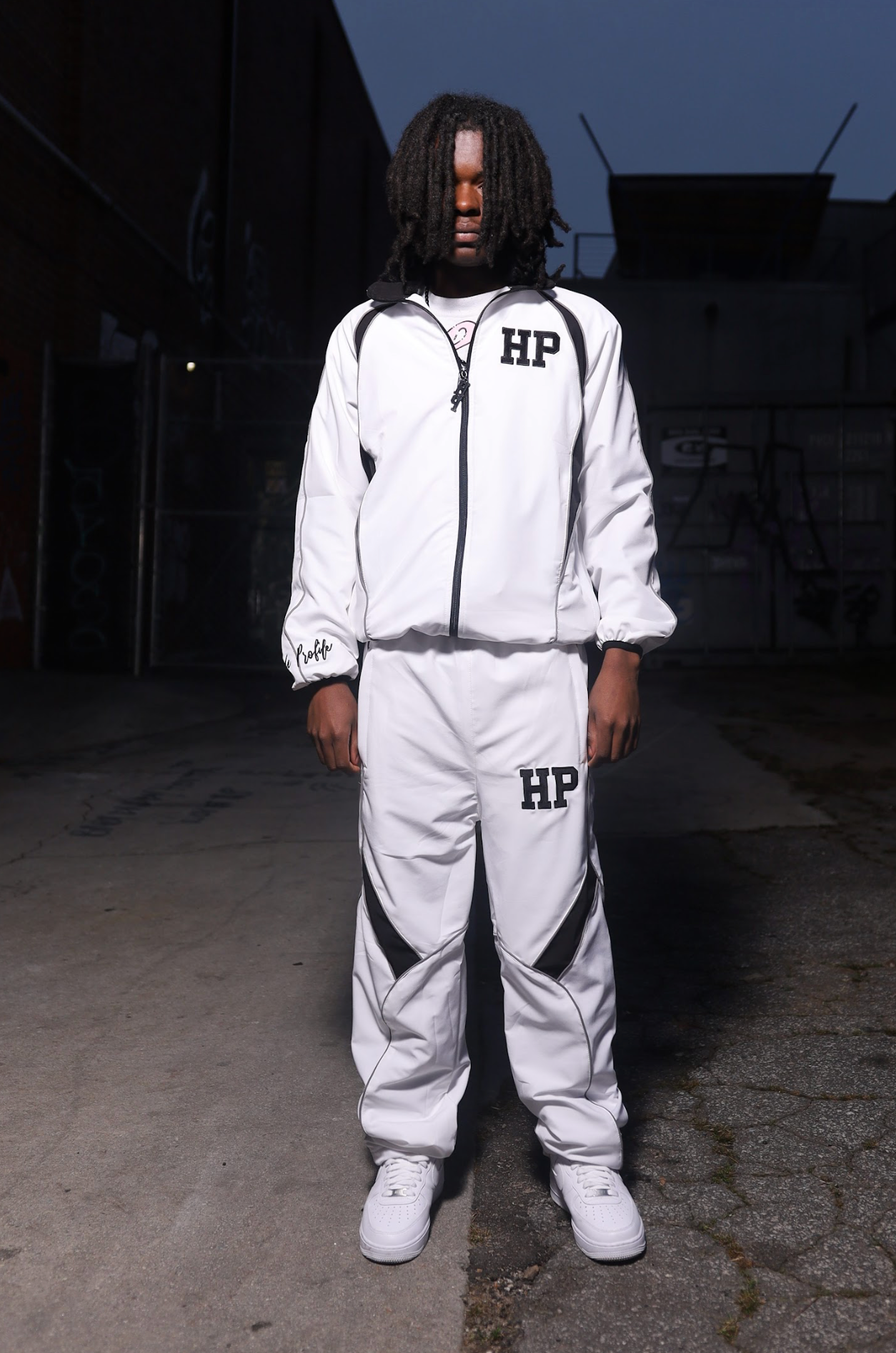 High Profile Tech Pants – WHITE / BLACK